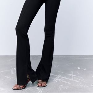 ZARA ribbed flare leggings XL